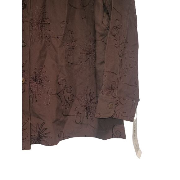 Rafael Women's Button Up Shirt Size 12 (Large) - Picture 2 of 2